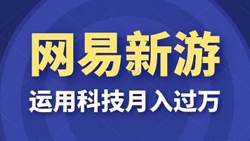 网易新游，运用技术月入过万！附渠道+工具-能赚项目网